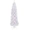 6.5ft. Pre-Lit Woodbury White Pine Artificial Christmas Tree, Pink Lights
